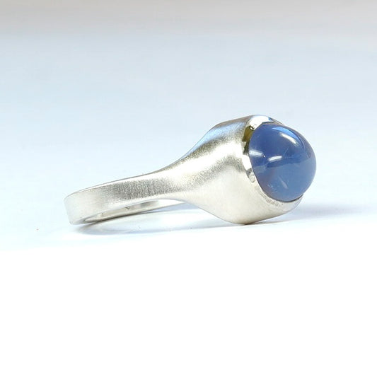 Sterling Silver Chalcedony Ring